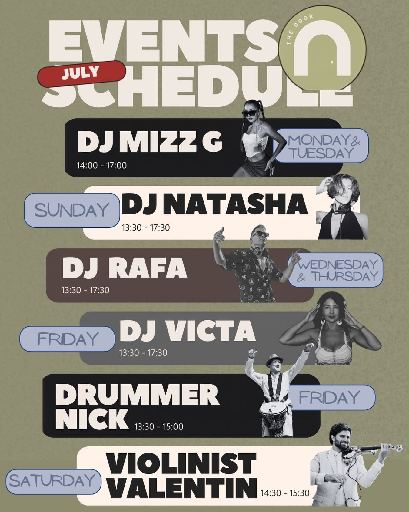 DJ Natasha at The Door