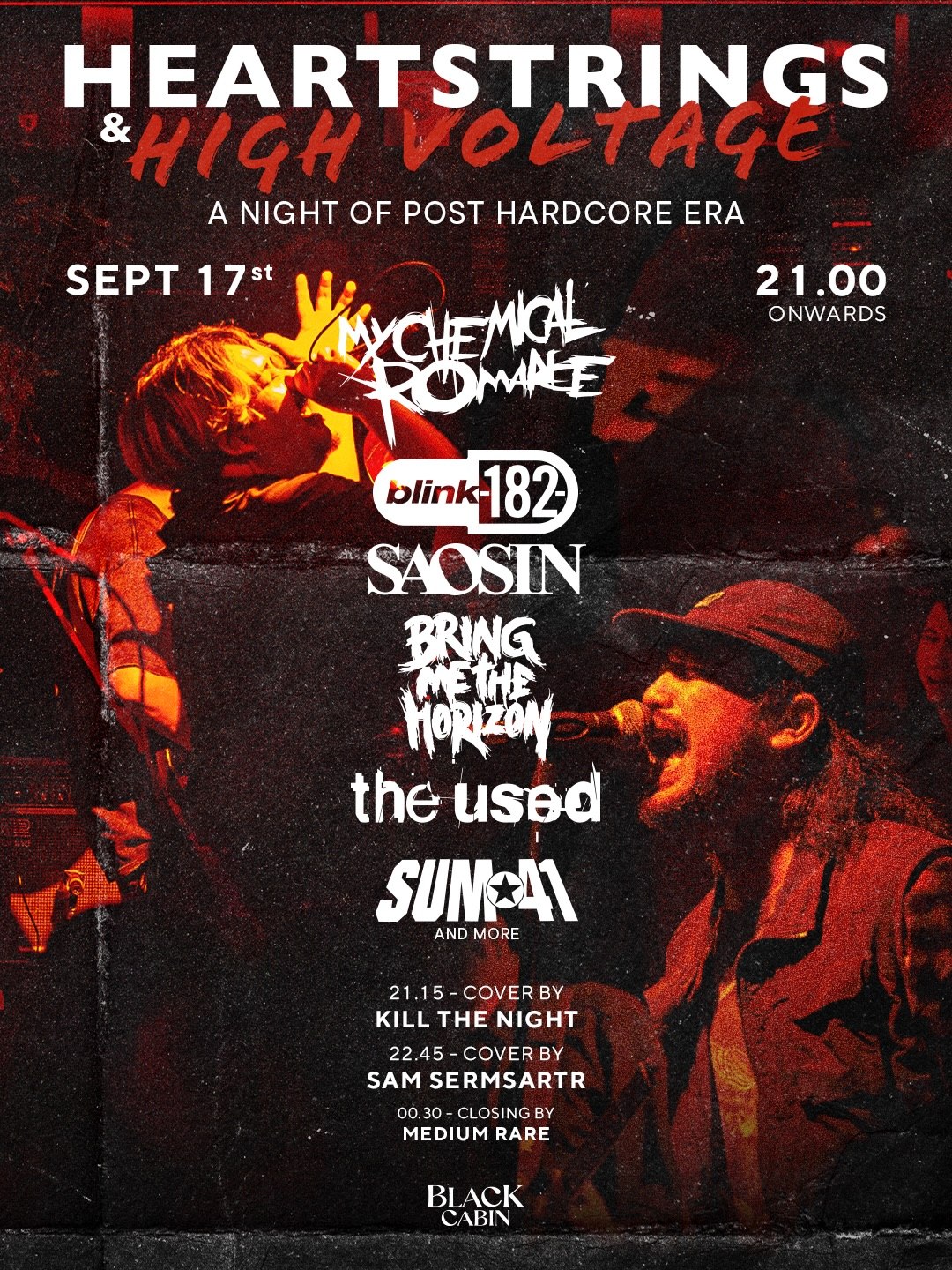Heartstrings & High Voltage: A Night of Post Hardcore Era